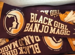 BLACK GIRL BANJO MAGIC PENNANT